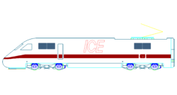ICE Schnell - Zug - ICE fast - train