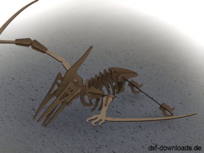 Flugsaurier 3D Modell - Pterosaur 3D model