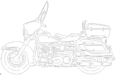 Harley Davidson Detailgetreu