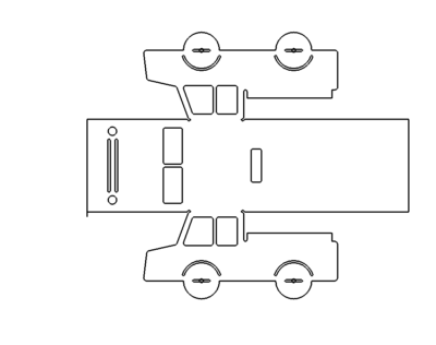 LKW zum Kanten - Trucks for edges