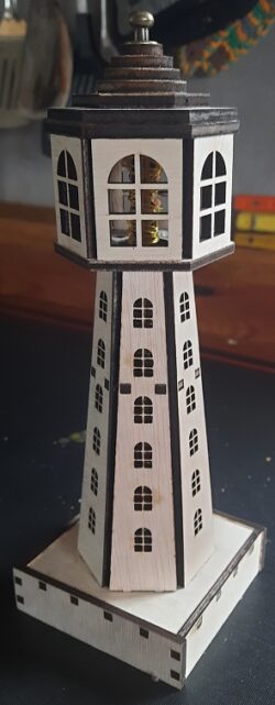 Leuchtturm 3D Modell Bausatz