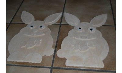 Osterhase als 3D Modell - Easter Bunny as 3D model