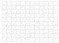 Puzzle Vorlage 12x10 120 Teile