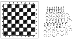 Schachbrett Schachspiel