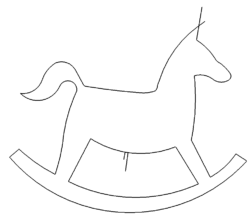 Schaukelpferd - rocking horse