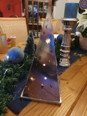 Weihnachtspyramide Deko Teelichthalter Seitenteile