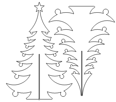 Tannenbaum zum Stecken - Christmas tree for plugging