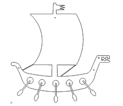 Wikingerschiff - Viking Ship
