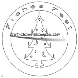 Weihmarke Frohes Fest - Weihmarke Merry Christmas