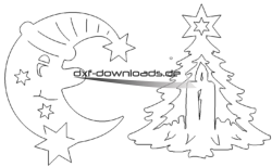 Mond und Kerze - Moon and Candle