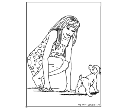 Kind mit Hund - Child with Dog