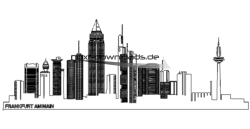 Skyline von Frankfurt