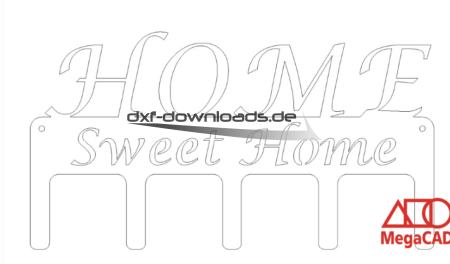 Home Sweet Home Schlüsselhalter