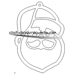 Nikolaus Anhänger - Santa Clause