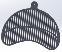 Grillrost Nierenform