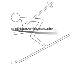 Skifahren Symbol - skiing icon