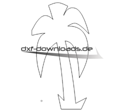 einfache Palme - simple palm