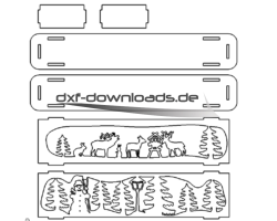 Weihnachtsbild zum Stecken - Christmas picture for stuck