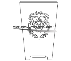 Feuertonne Loewenkopf - Fireplace with Lionhead