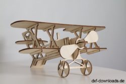 Flieger 3D Modell - Flyer 3D model
