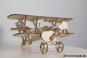 Flieger 3D Modell - Flyer 3D model