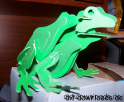 Frosch 3D Modell - Frog 3D model
