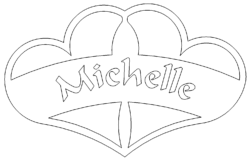Herze mit Namen - Hearts 2 Michelle
