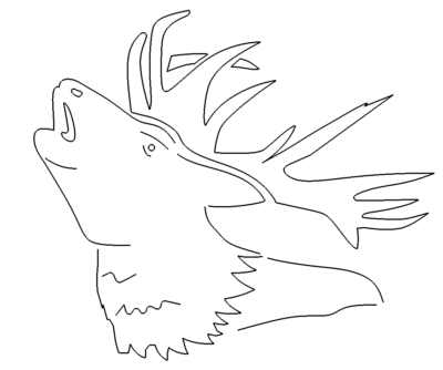 Hirschkopf - Deer head