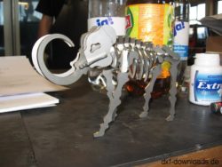 Mammut 3D Modell - Mammoth 3D model