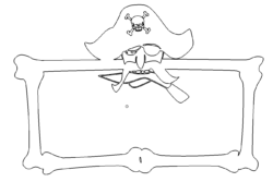 Pirat Rahmen - Pirate frame
