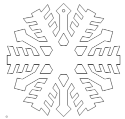 Schneeflocke - snowflake