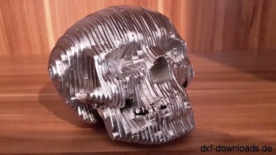 Totenschaedel aus 2mm Blech 3D - Dead skulls from 2mm sheet 3D