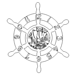 Wikingerschiff Uhr - Viking Ship Clock